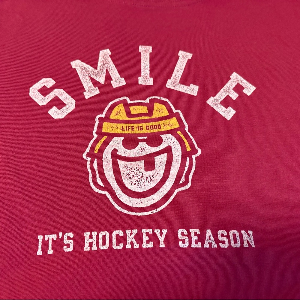 Life Is Good Red Long Sleeve Tee - Picture 2 of 6